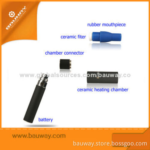 Electronic Cigarettes, Dry Herb Vaporizer Pen with eGo Battery, Sized 140 x 14mm